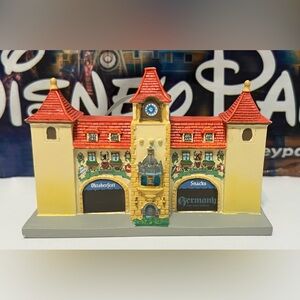Disney Parks Epcot Germany Pavilion Building Christmas Ornament NEW READ